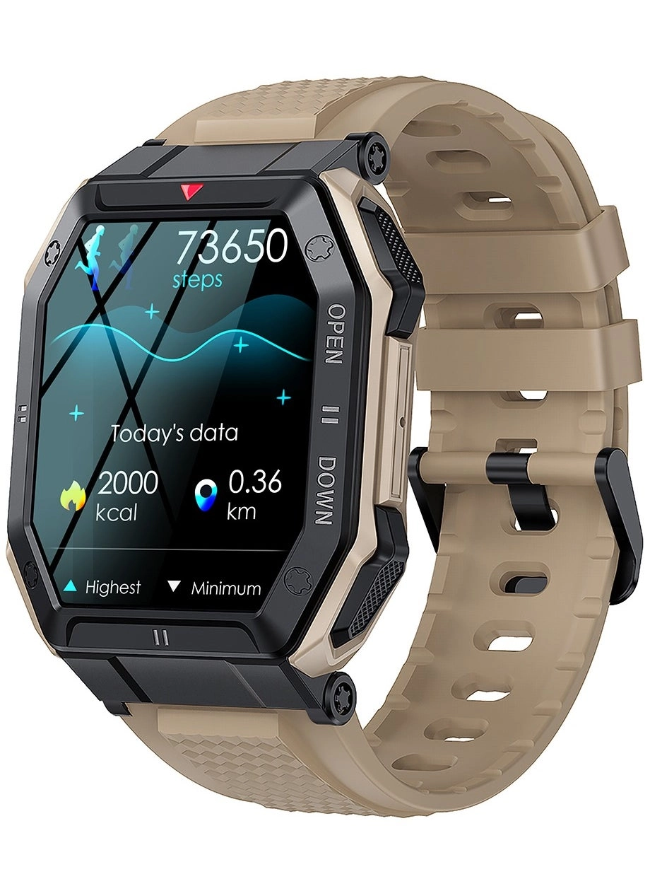 Military Men&#8217;s Smartwatch RT K55 Brown Review &#8211; Full In-Depth Analysis