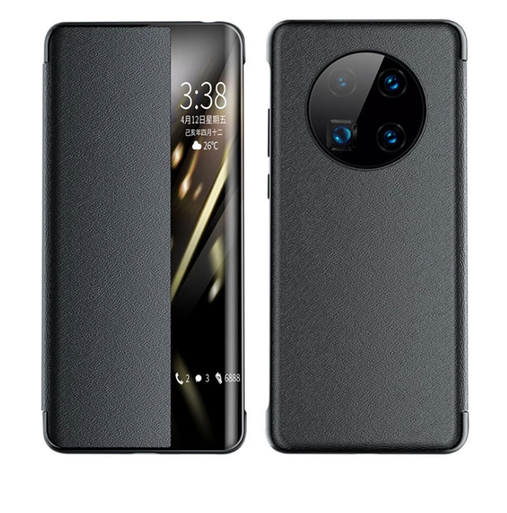 Leather Smart Window Mobile Protection Cover for Huawei Mate40 Pro Black (3CFW1920) Review