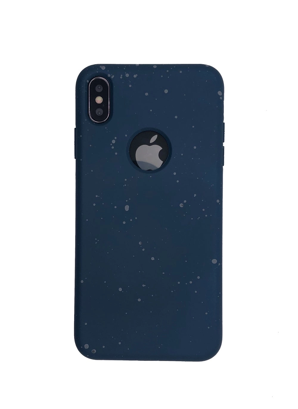 New Dotted Design Glow Feel PKK Silicone Case for iPhone Xs Max Blue (Model Number: PKK)
