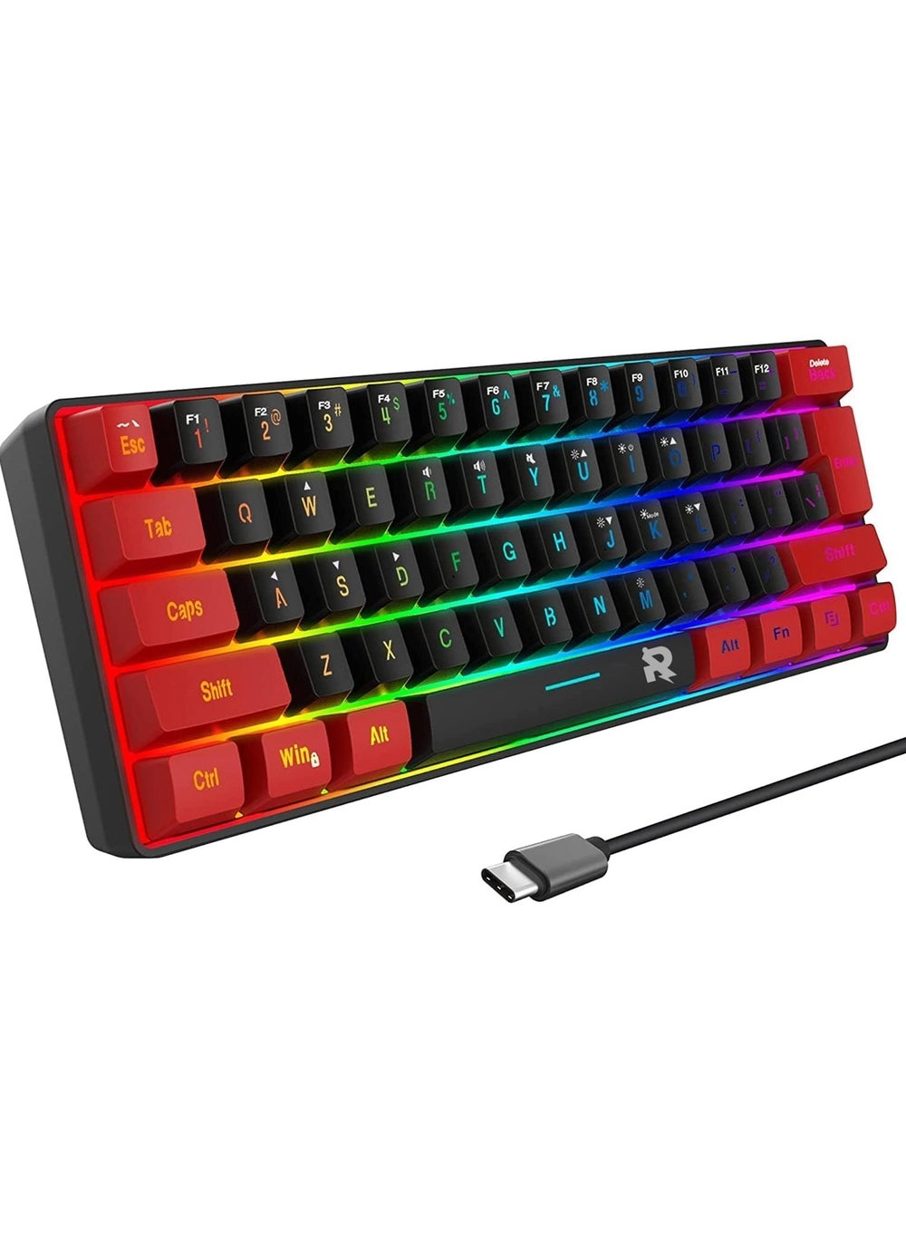 KBD61 60% Wired Gaming Keyboard Review: Compact, RGB, and Ready for Action