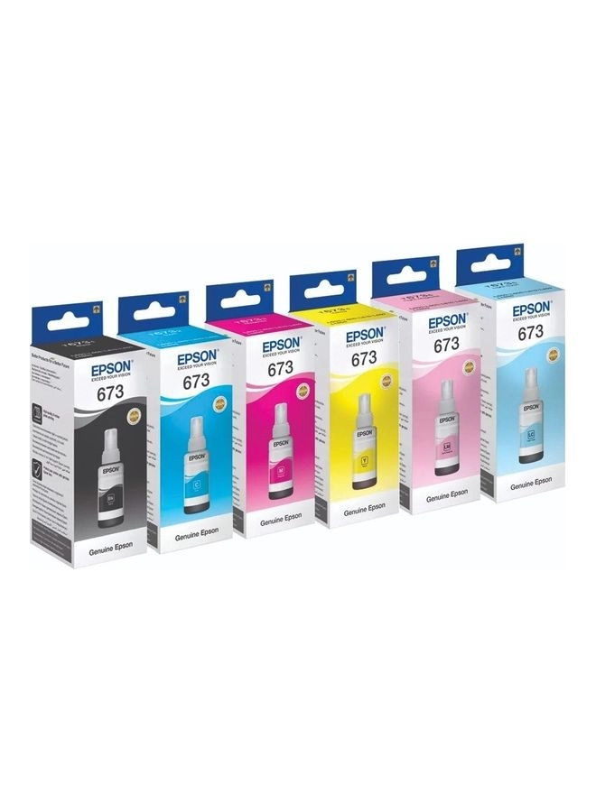 Original T673 Series Full Set Ink Refill Review (T673 Combo Pack)