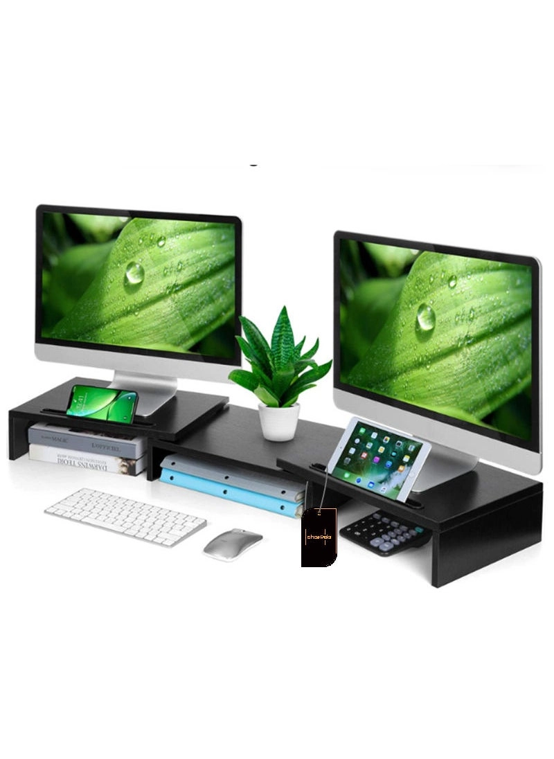 SY-MS011 Dual Monitor Stand Review: Adjustable Length and Angle &#8211; SY-MS011-B Model
