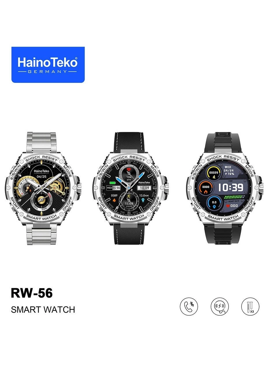Germany RW-56 Smart Watch Review: AMOLED Display, Bluetooth Calling &#038; More