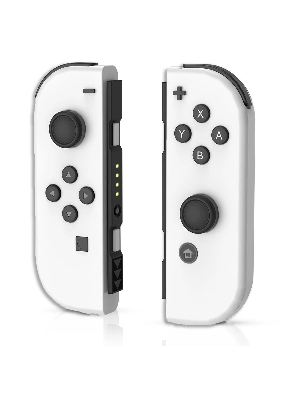 Wireless Joy-Cons for Nintendo Switch &#8211; New White L/R Controllers with Wake-up, Screenshot, Dual Vibration