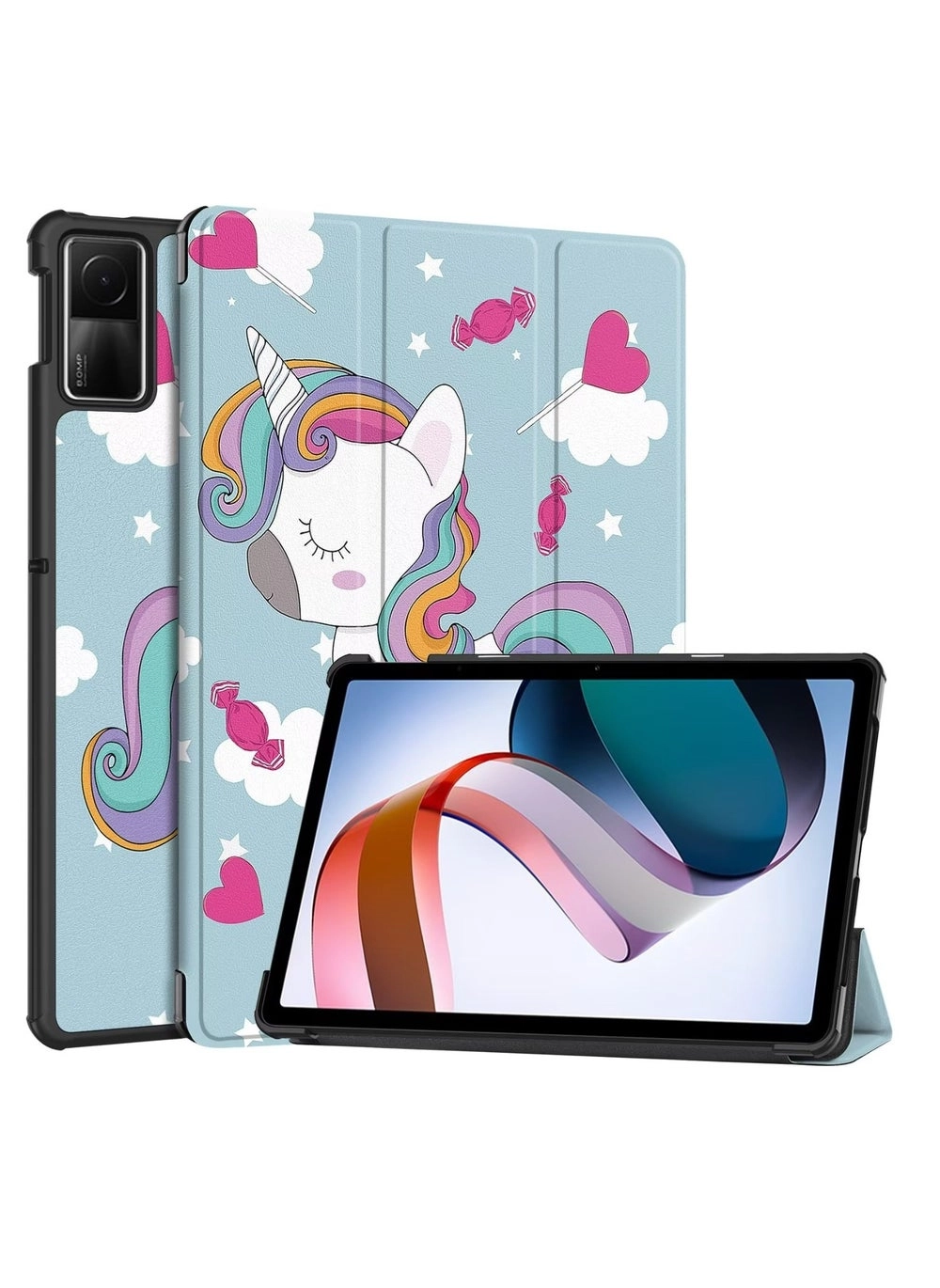 Protective Case Cover For Xiaomi Redmi Pad SE Black Unicorn Review