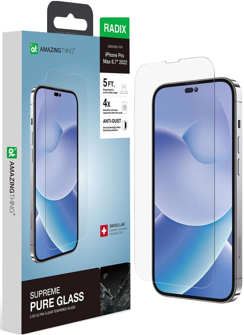 Supreme Radix Pure iPhone 14 Pro MAX Tempered Glass Screen Protector (6.7 inch) IP226.7PGLA Review