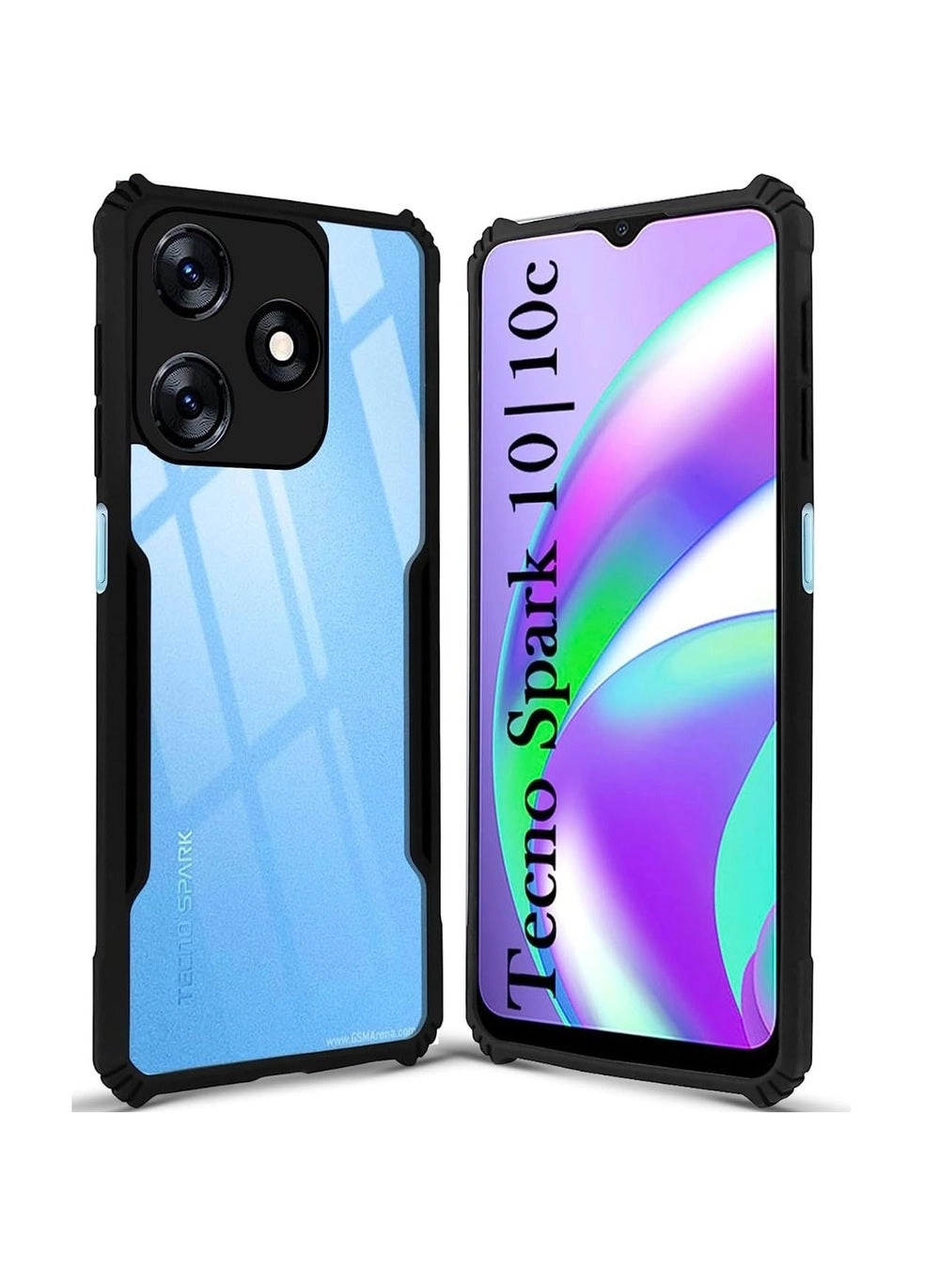 TECNO Spark 10 4G / 10C 4G Black (07) Mobile Phone Case Cover Review