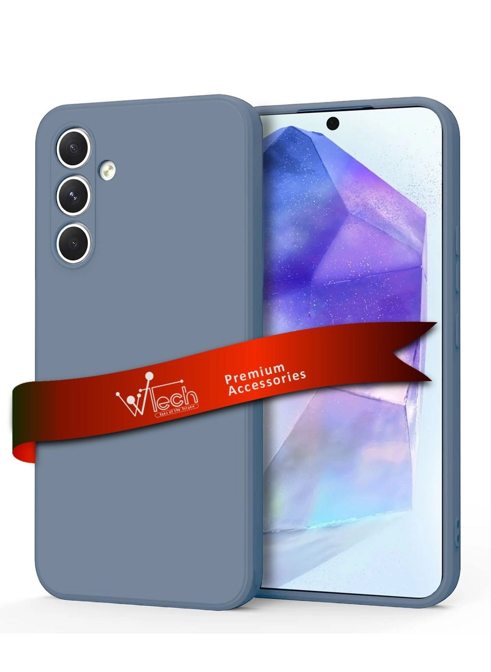 Soft Liquid Silicone Case Cover For Samsung Galaxy A55 5G 2024 Grey (86949kpte) Review