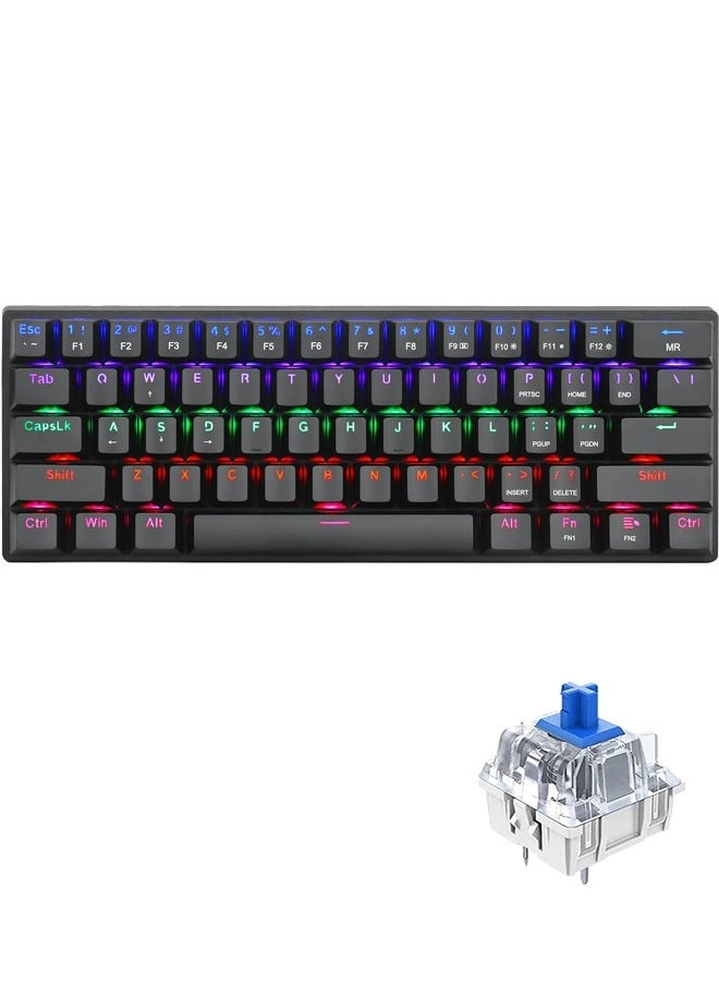 Snpurdiri TGK321 61keys RGB Backlit Wired Mechanical Gaming Keyboard Review