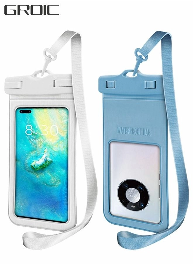 2 Pack Waterproof Phone Case with Lanyard &#8211; Fits up to 7.2 Inch Model Review