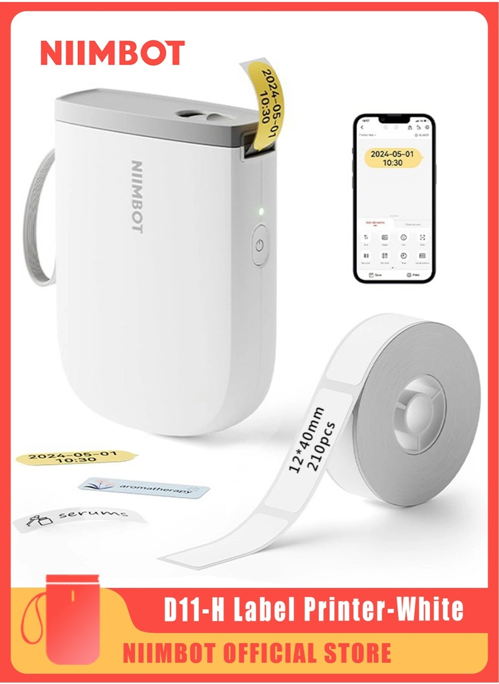D11-H Label Maker Review: 300dpi Portable Thermal Printer Test
