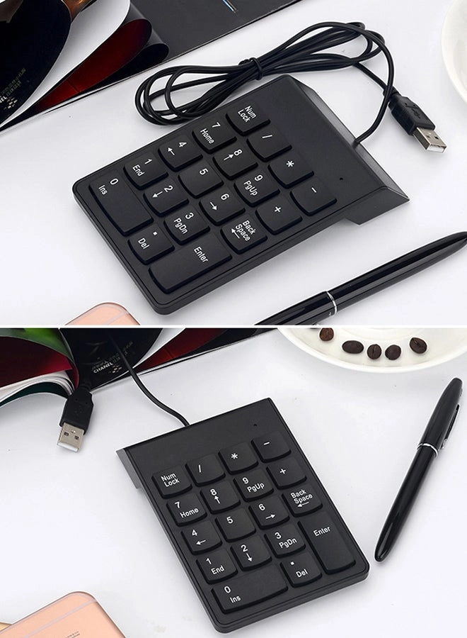 Wired USB 18 Keys Numeric Slim Mini Number Pad C3187zxc Review for Mac