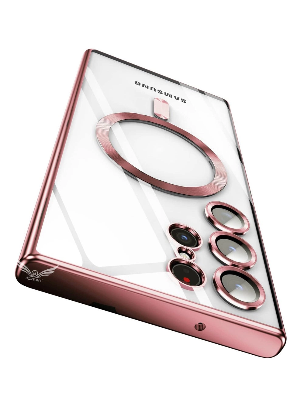 Samsung Galaxy S23 Ultra MagSafe Case (S23UTMG09) Review &#8211; Bortony Magnetic Clear Case