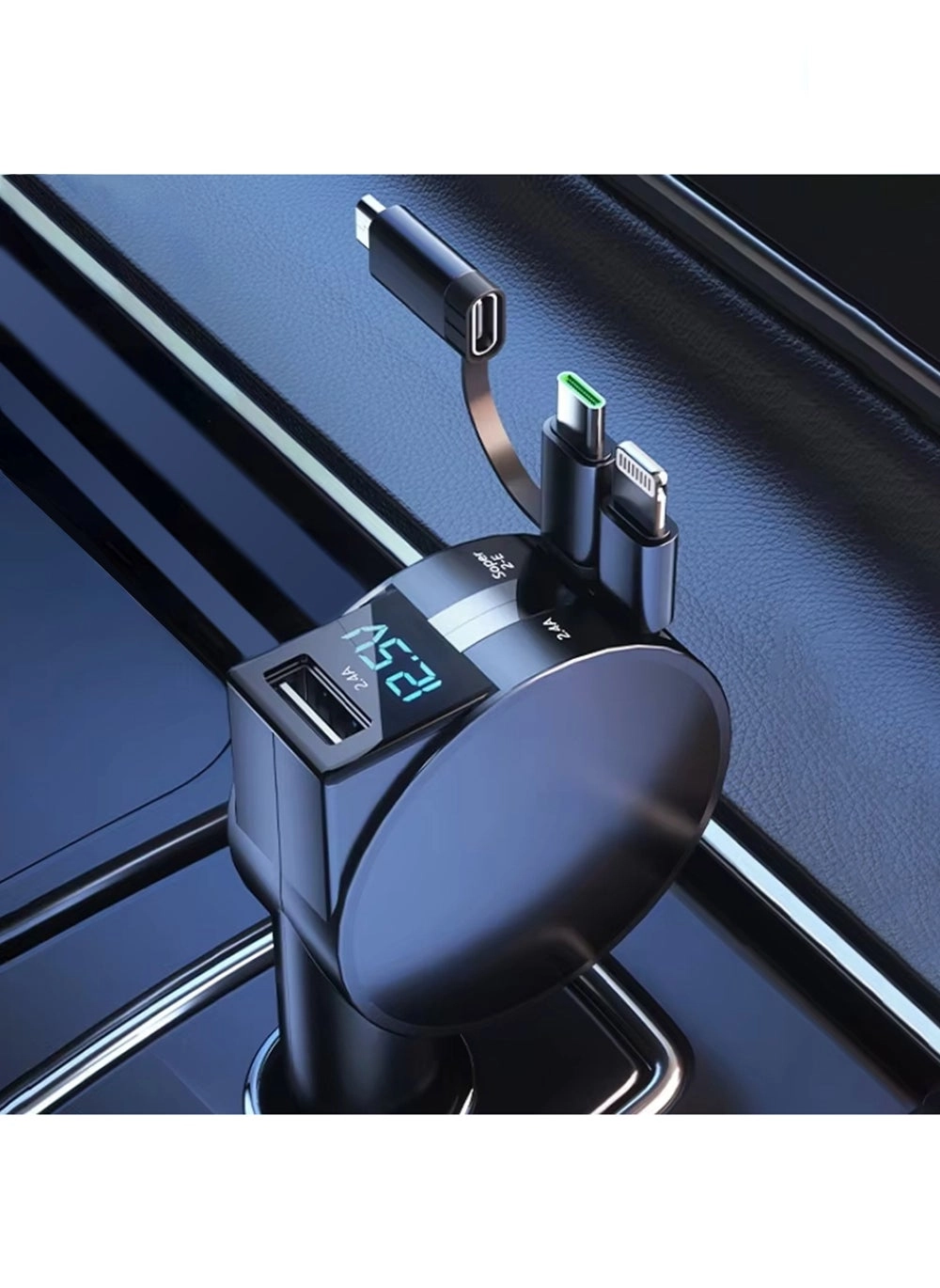 12/24V 60W Fast Car Charger with Retractable Cable (PD20W) Review