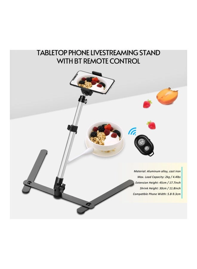 Photography Copy Stand with Adjustable Phone Holder Remote Control Black (D8780-2-J) Review