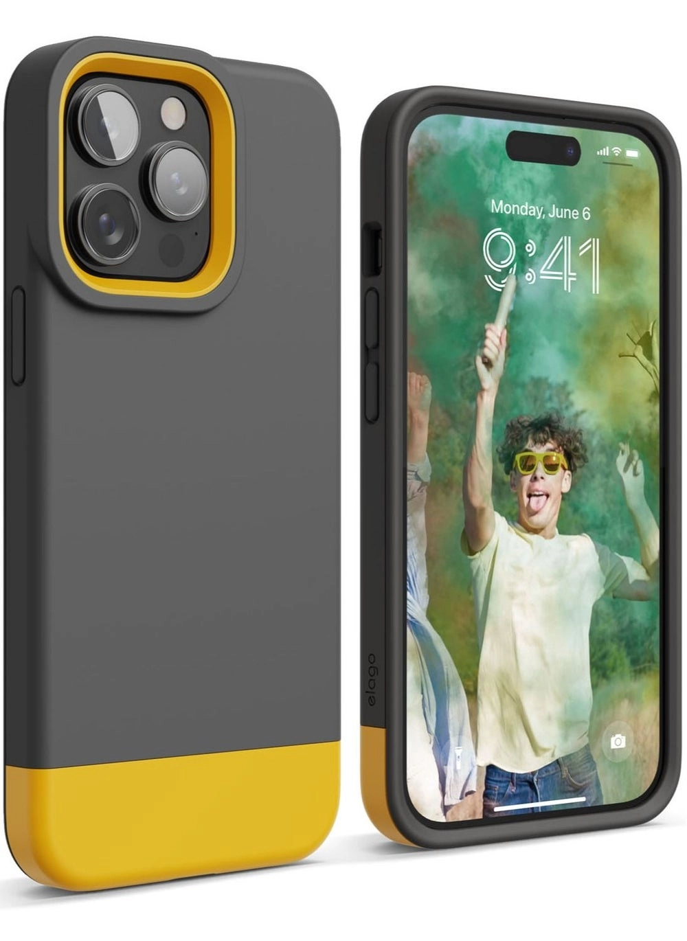 Glide for iPhone 14 Pro Max Case Cover &#8211; Dark Grey Yellow (ES14GL67PRO-DGYYE) Review