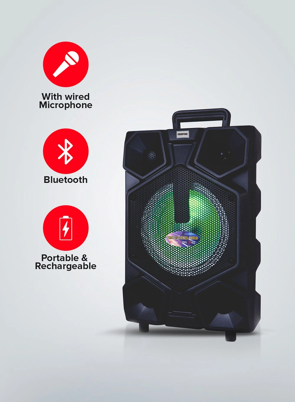 Geepas GMS8575 8 Inch Trolley Bluetooth Speaker Review &#8211; Is it Worth It?