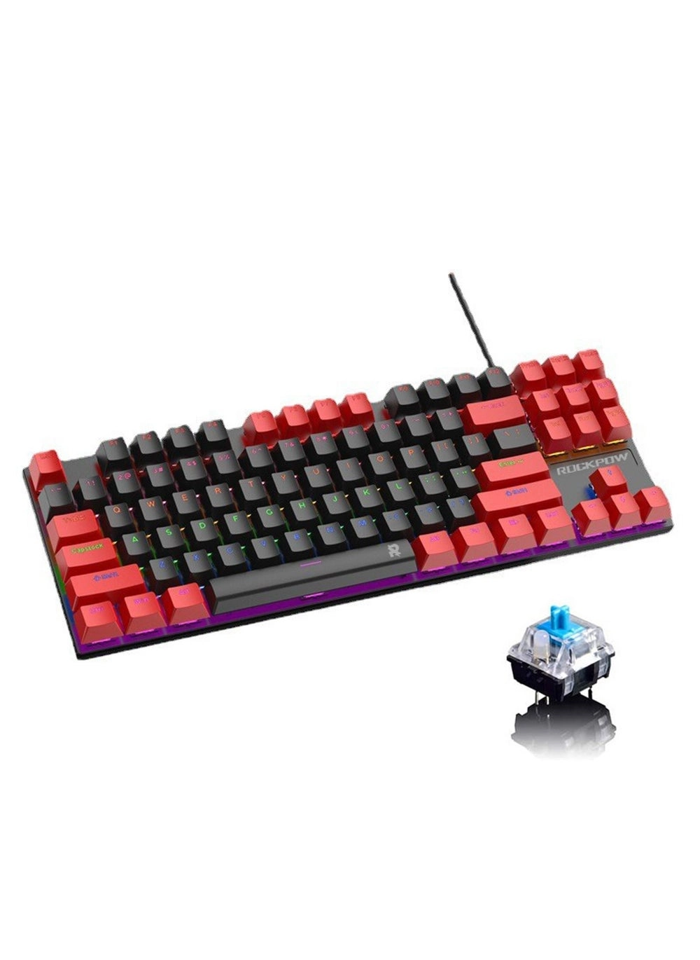87 Keys Mechanical Gaming Keyboard Rock (Model Number: Rock) Review