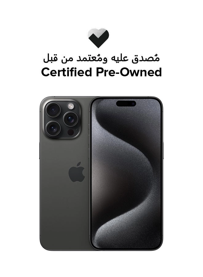 Certified Pre Owned &#8211; iPhone 15 Pro Max (iPhone 15 Pro Max) 256GB Black Titanium 5G Review