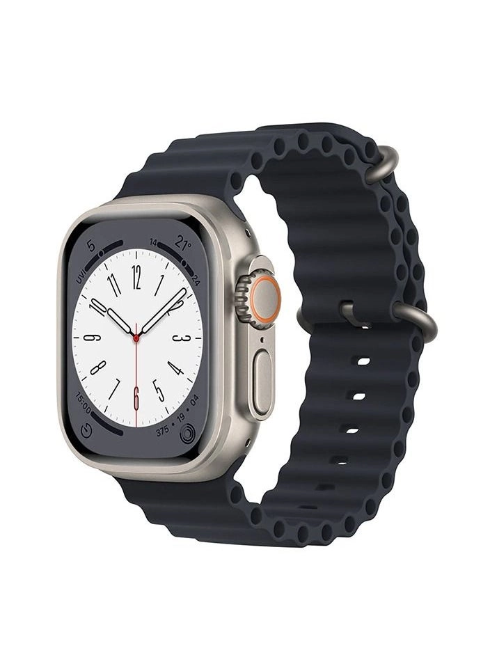 Replacement Apple Watch Ultra Ocean Silicone Band Strap (Black) Review &#8211; All Series Compatible