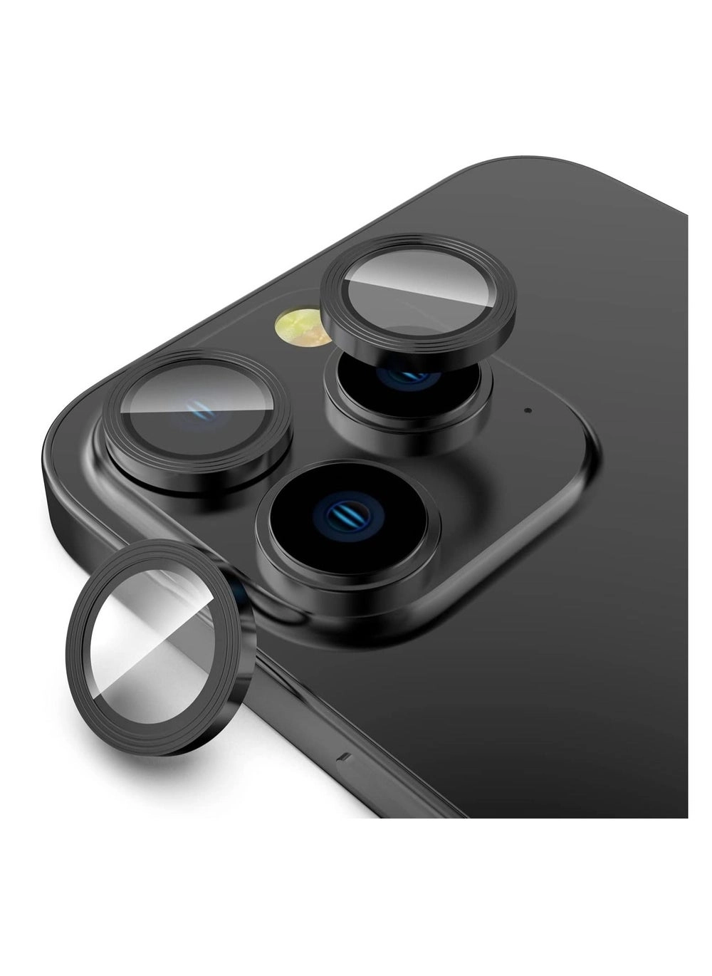 Camera lens Protector Ring for iPhone 14 Pro Max / 14 Pro &#8211; Black (14Pro/14ProMax Cam Protector) Review