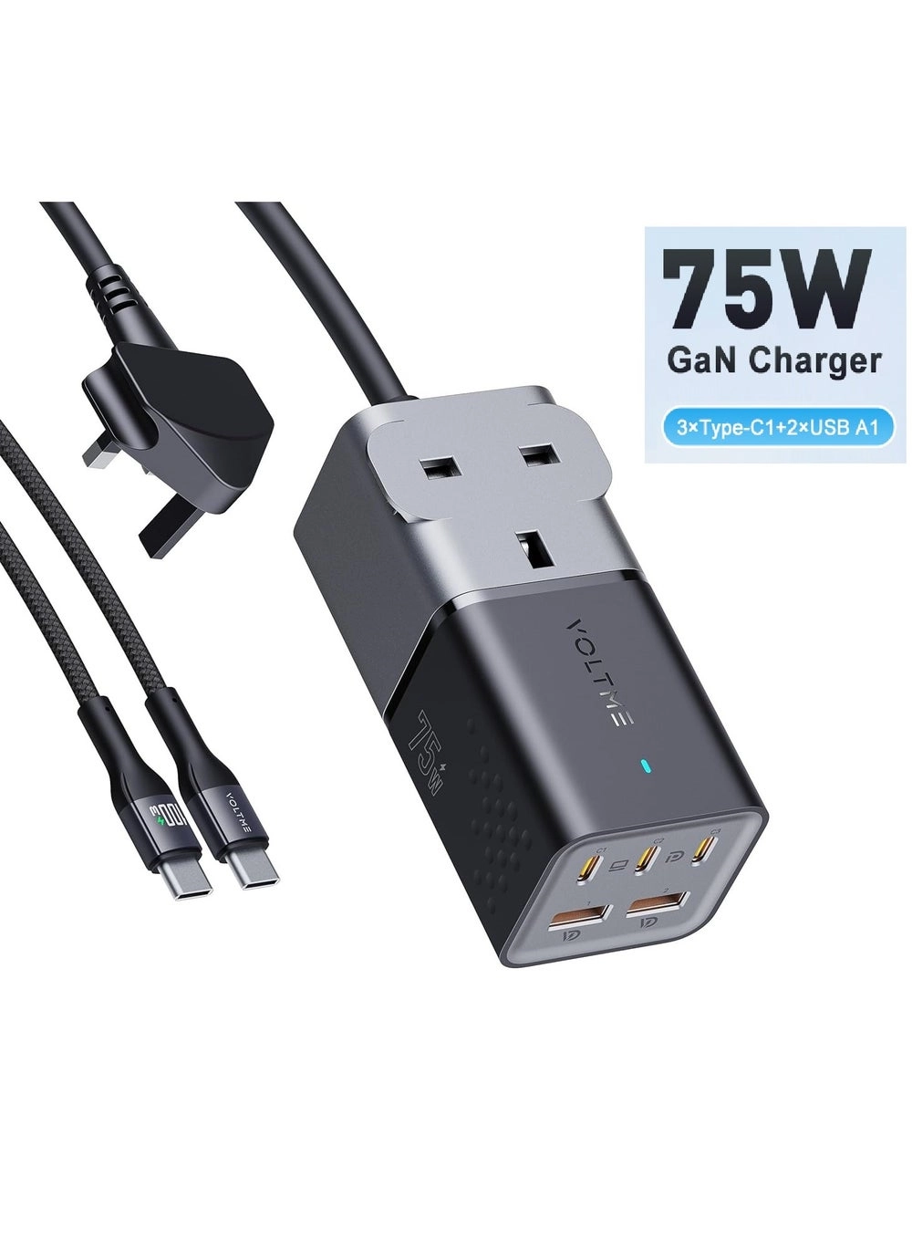 VOLTME Vito 75W PowerStrip (VITO 75W PowerStrip) Review: 6-in-1 Charging Powerhouse?