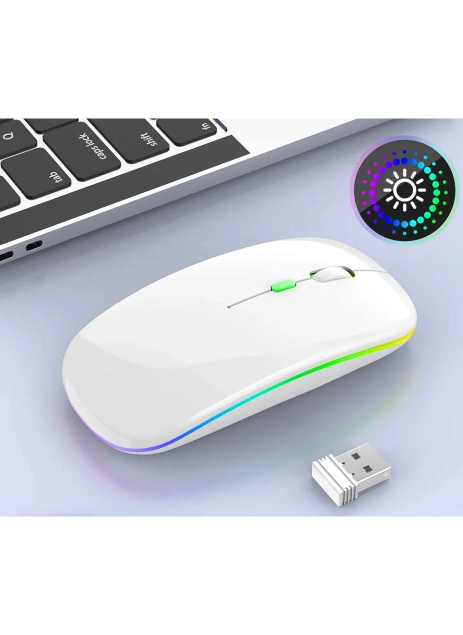 2.4ghz Wireless Mouse Review (White) &#8211; In-Depth Look at the USB Rechargeable RGB Model