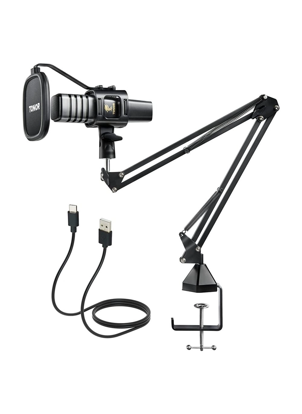 USB Microphone Kit TC30+ Review: Podcast Recording Condenser Mic for Gaming &#038; Streaming