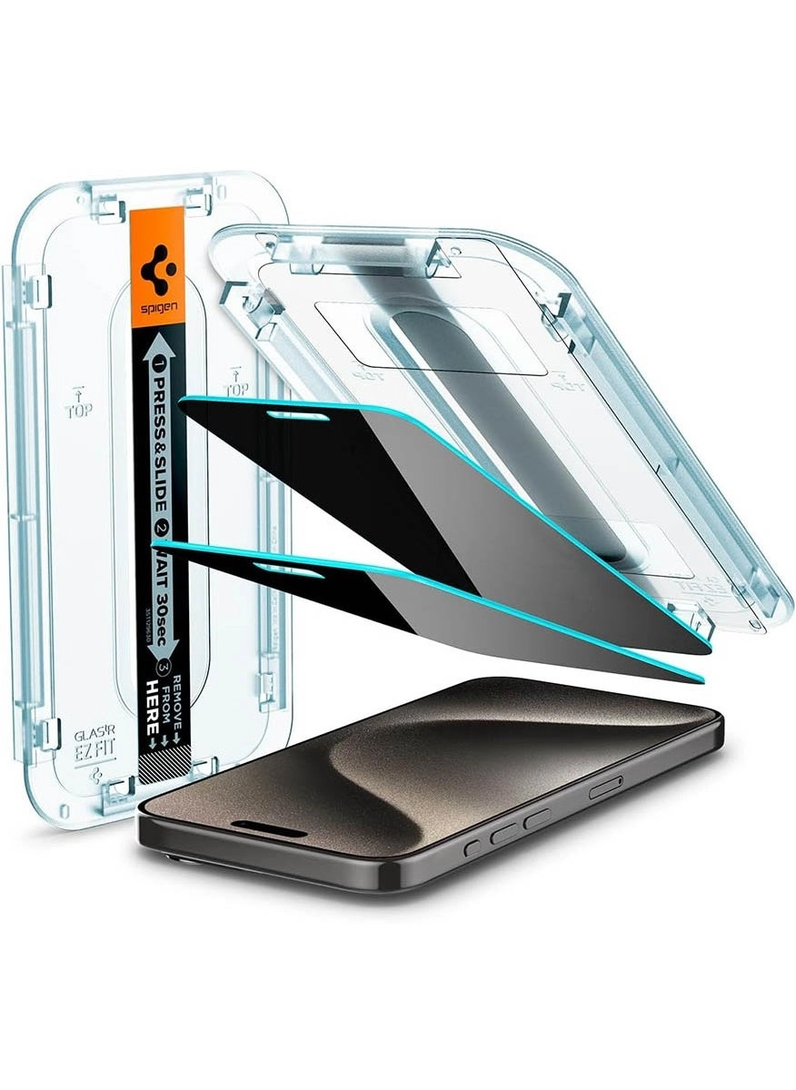Glastr Ez Fit AGL06874 Privacy Screen Protector for iPhone 15 Pro Max Review