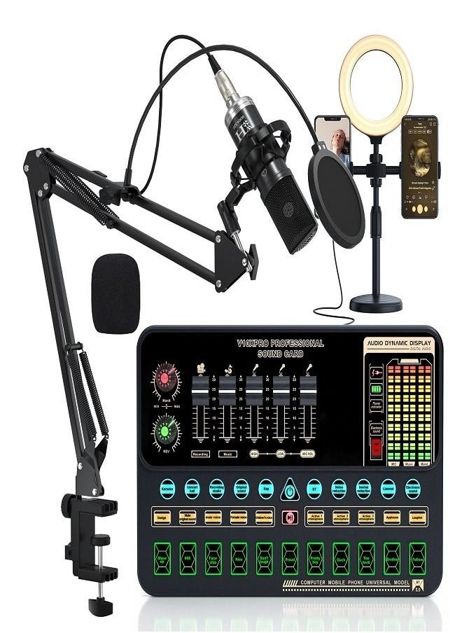 Sound Card Microphone Podcast Package (Model 520) Review: Live Broadcast &#038; Music Recording