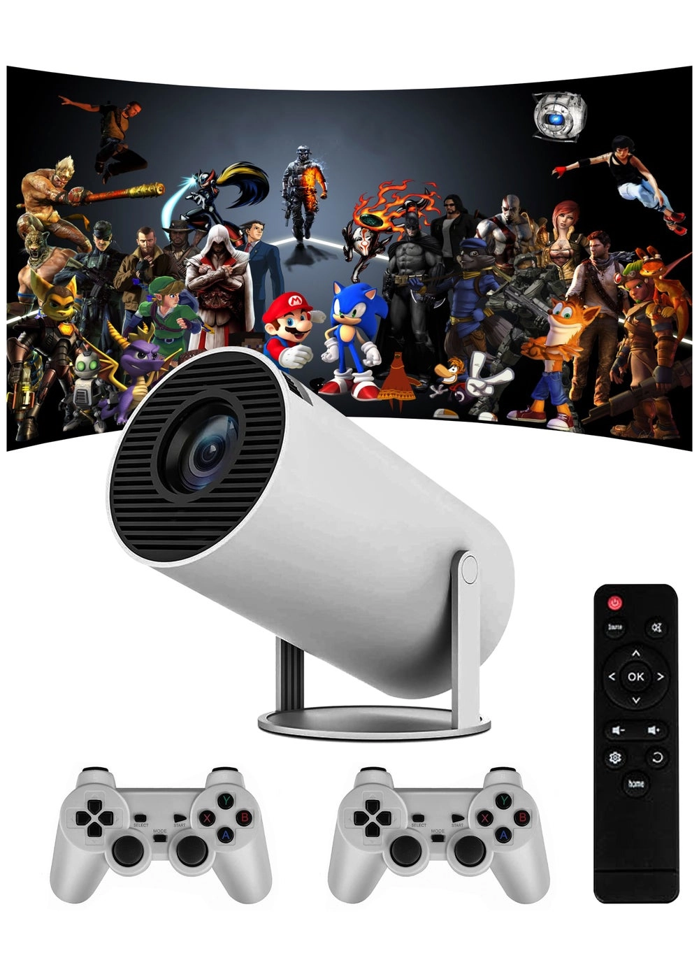 Toshionics 114010 Projector Review: 120ANSI Lumens HD Smart Gaming Projector