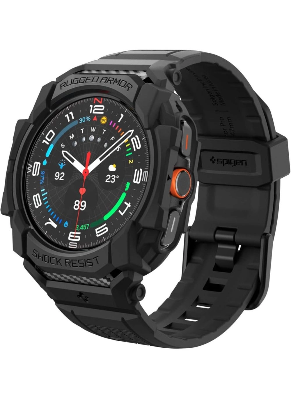 Rugged Armor Pro for Samsung Galaxy Watch Ultra 47mm (ACS08427) Case with Band (2024) Review