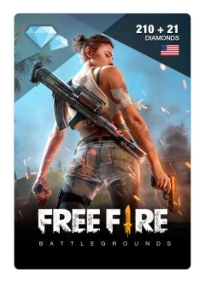 Free Fire Diamond 210 + 20 Digital Code Delivery Review (SMS/WhatsApp)