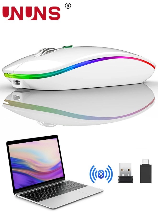 LED Wireless Bluetooth Silent Mouse Review &#8211; Dual Mode BT5.0 &#038; 2.4G Computer Mouse