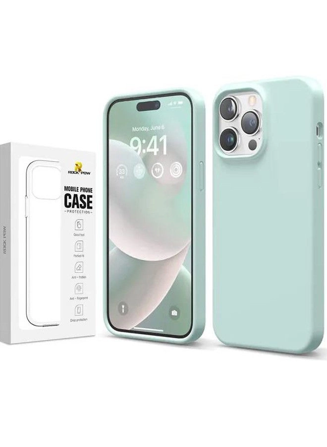 Rock Pow R13-SLO4 iPhone 14 Pro Max Case Review: Mint Green Liquid Silicone Protection