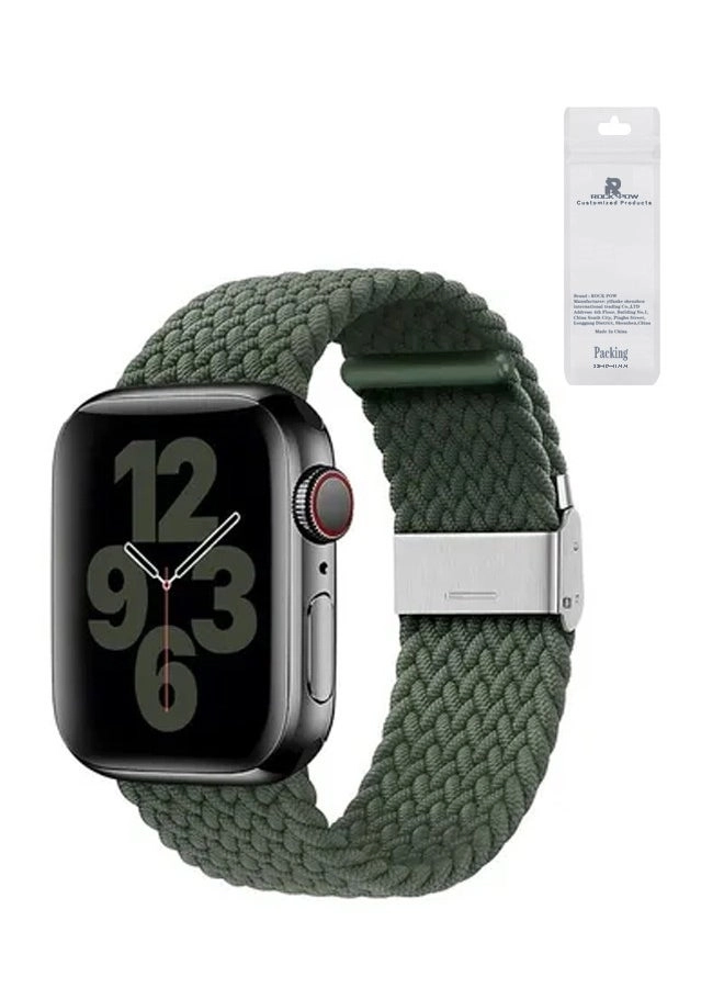 ROCK Braided Solo Loop (RSE7-O8) Apple Watch Band Review: ArmyGreen Edition