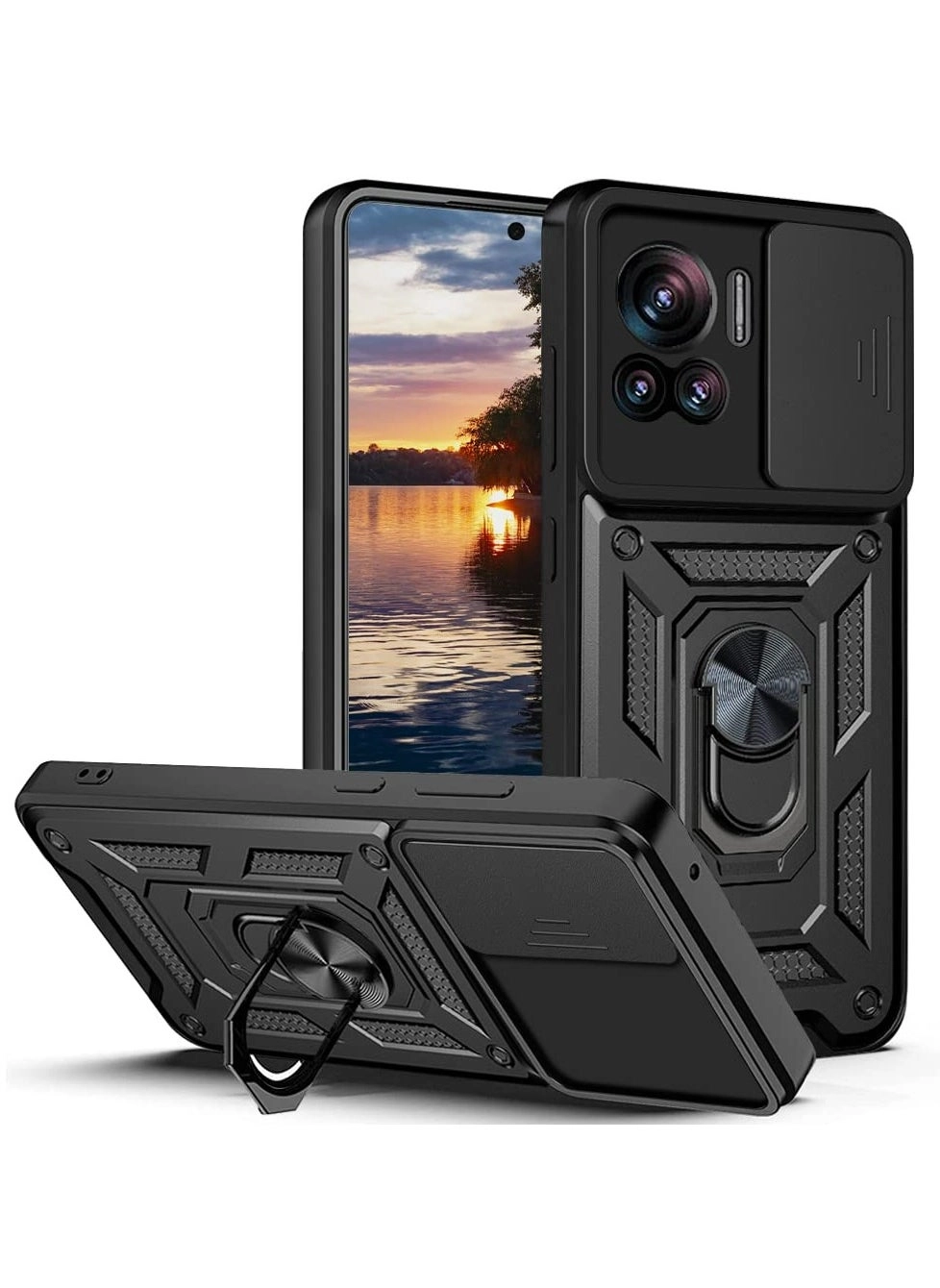 Motorola Edge 30 Ultra 5G Case (Black 05) Review: Sliding Camera &#038; Kickstand Protection