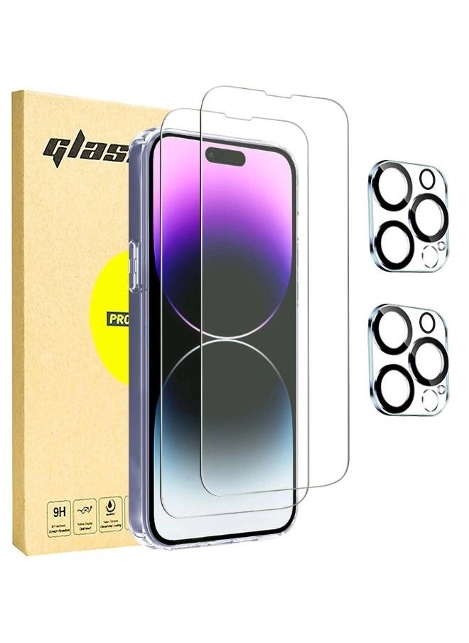2PCS iPhone 15 Pro Tempered Glass Screen Protector + 2PCS Camera Lens Protector Set (FA ZFC225) Review