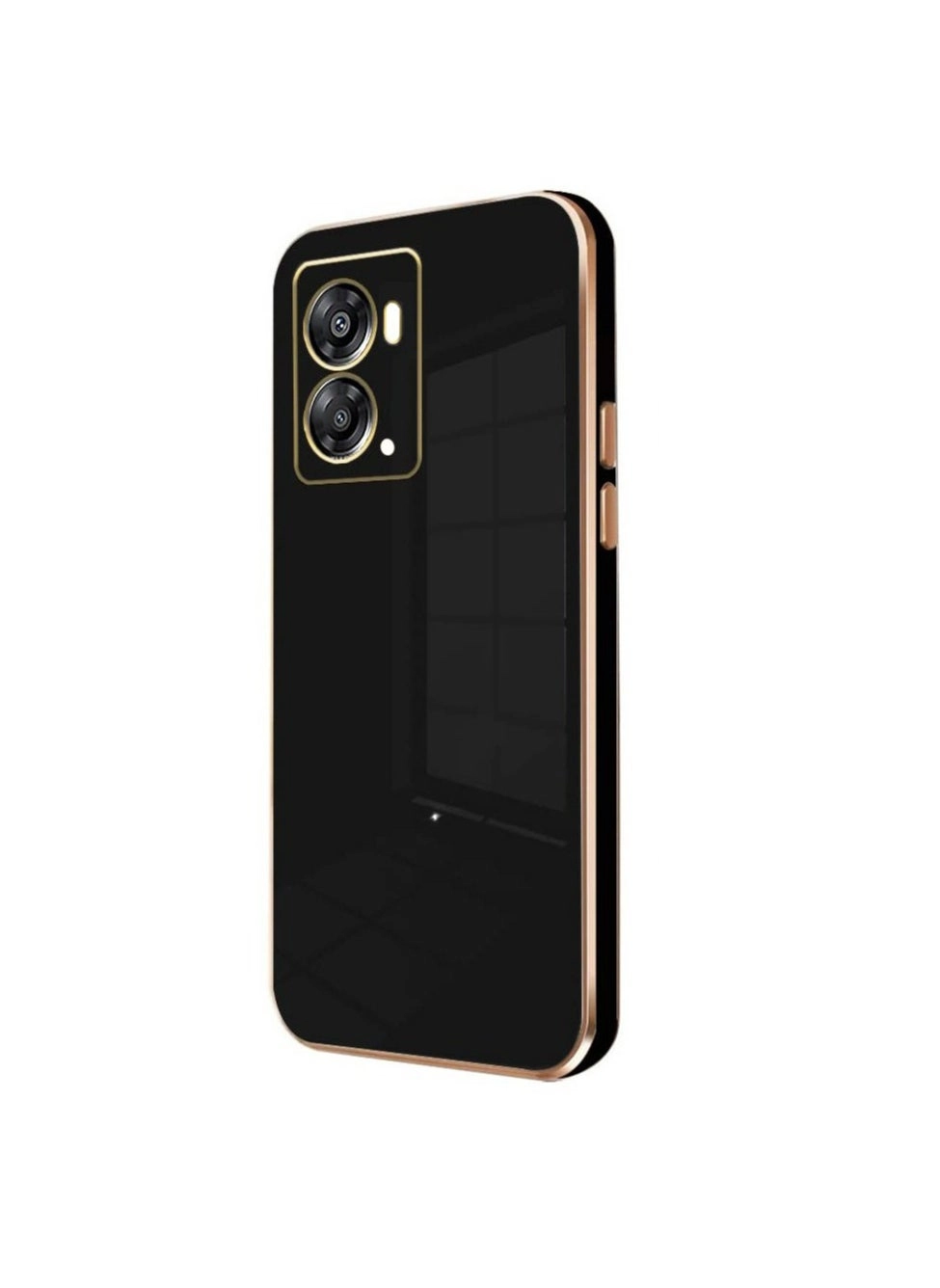 OPPO A96 4G Black Mobile Phone Case Review: Luxury Plating Soft Back Cover
