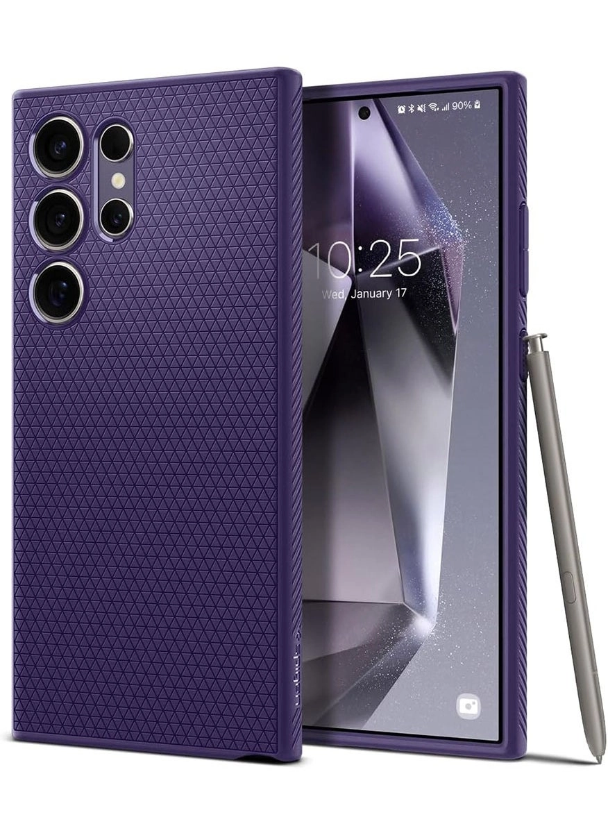 Liquid Air for Samsung Galaxy S24 ULTRA case cover (2024) &#8211; Deep Purple (ACS07449)