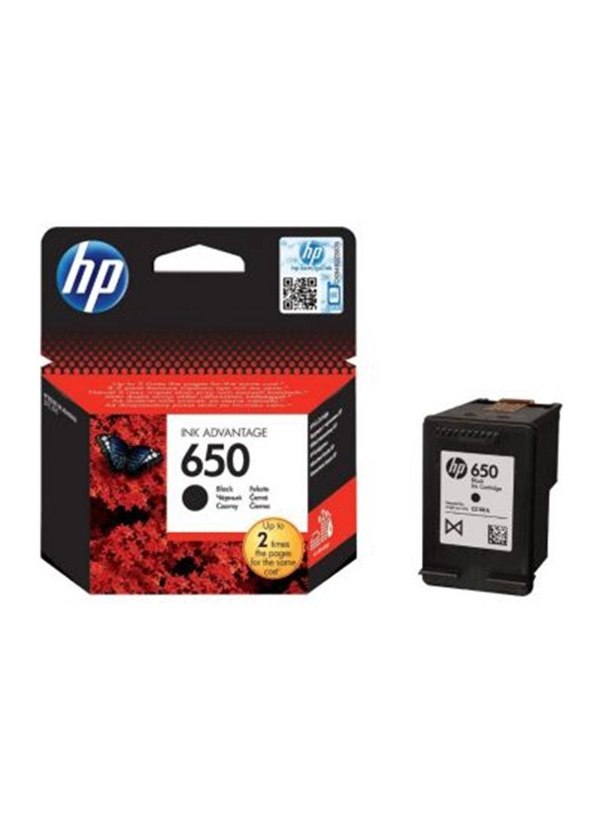 HP 650 Original Ink Advantage Cartridge Black (CZ101AK) Review