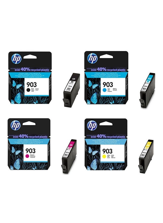 Pack Of 4 903 Ink Cartridge Set Multicolor Review