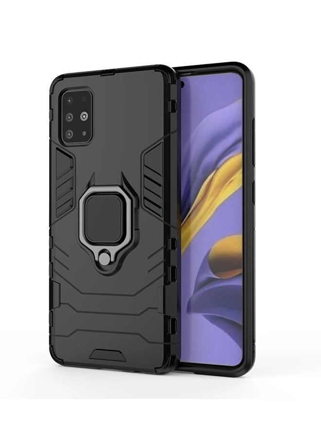 Protective Case Cover With Finger Ring For Samsung Galaxy A51 (A51-42a) Black &#8211; Review