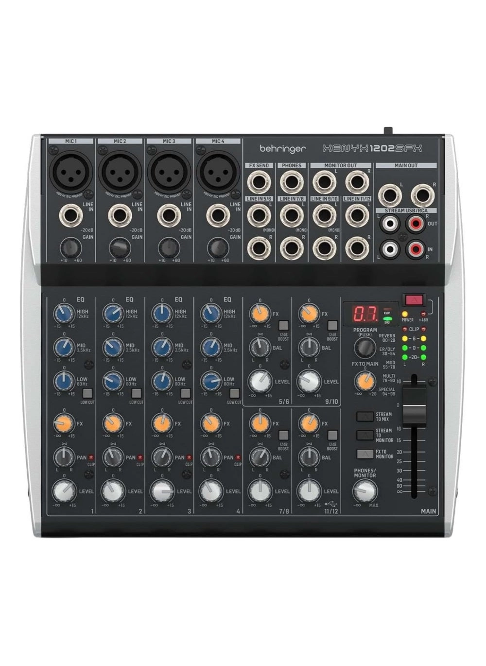 Behringer 1202SFX (4Mono &#038; 4 Stereo) 12-Channel Mixer Review