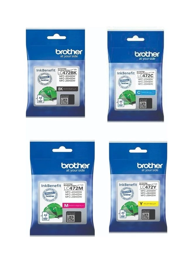 Brother LC472 4-Color Ink Cartridge Set Review (MFC-J2340DW, J3940DW)