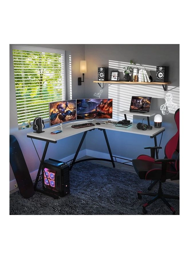 Gaming Table Computer Desk With Stand White (Model Number: l) Review