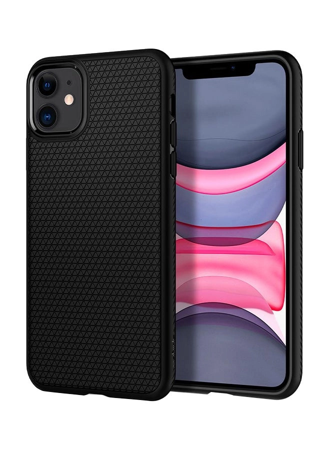 Protective Case Cover For iPhone 11 Liquid Air Case Cover Matte Black (076CS27184)