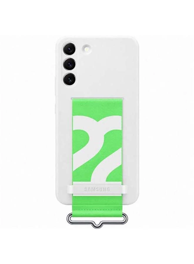 Protective Silicone Case Cover For S22 Plus With Strap white (EF-GS906TWEGWW) Review