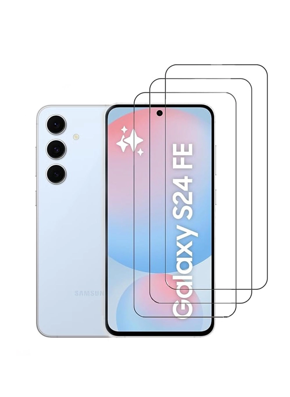 3 Pcs Samsung Galaxy S24 FE Screen Protector (XP0130) Review: 9H Tempered Glass Protection