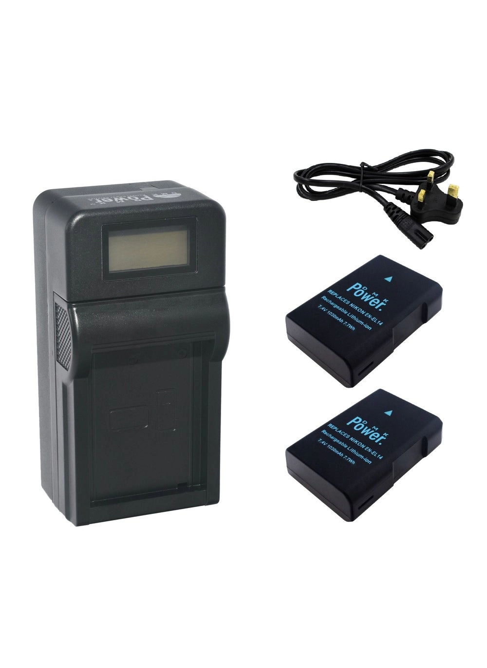 DMK Power 2 x EN-EL14 Battery 1030mAh 7.7Wh Review &#8211; Nikon Camera Battery Pack